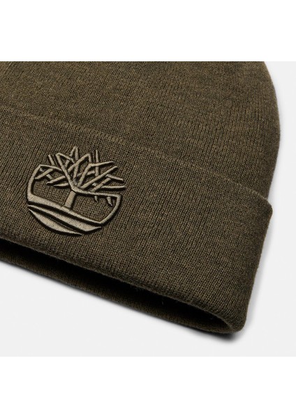 3D Embroidery Beanie Erkek Yeşil Şapka TB0A65HPA581 fiyatları