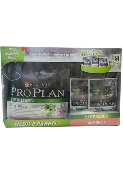 1,5 Kg Str+(3X85 Gr Pp Pouch) Salmon&Tuna