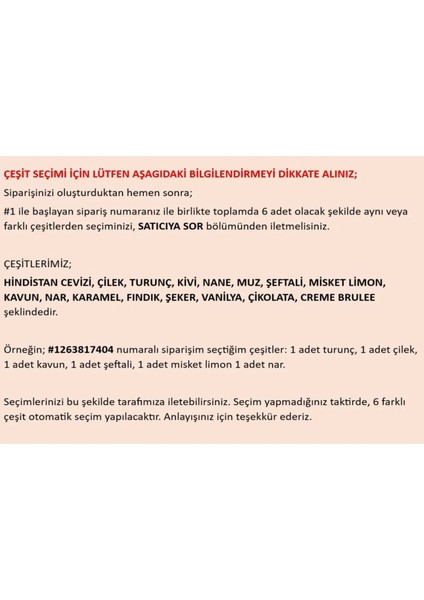 Kokteyl Şurubu (SOSU) Seti 6×85cl (6X850ML) fiyatları