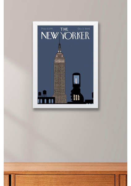 The New Yorker Çerçeveli Tablo October 3 2005 - Pencereden Bir Görünüm Tablosu fiyatları