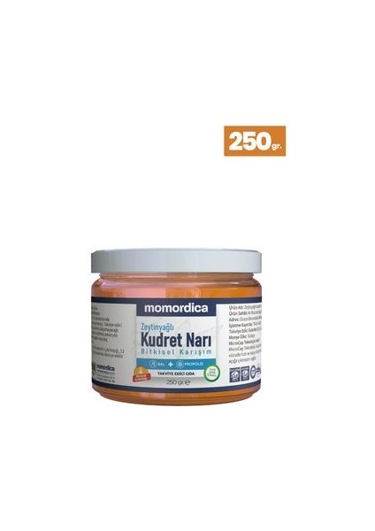 250 gr Momordica Zeytinyağlı Kudret Narı Bitkisel Karışım - Propolis ve Bal İlavesi ile, Türkiye Menşeli modelleri