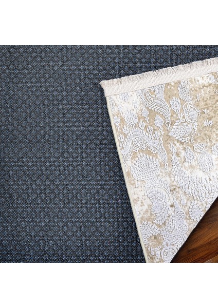 Bej Klasik Etnik Modern Desenli Pamuk Makinada Yıkanabilir Hav Toz Vermez Leke Tutmayan Kaymaz Taban Dijital Makine Baskı Salon Yolluk Mutfak Halı modelleri