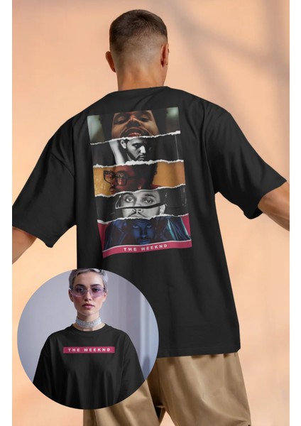The Weeknd Sırt Baskılı Erkek-Kadın Tshirt