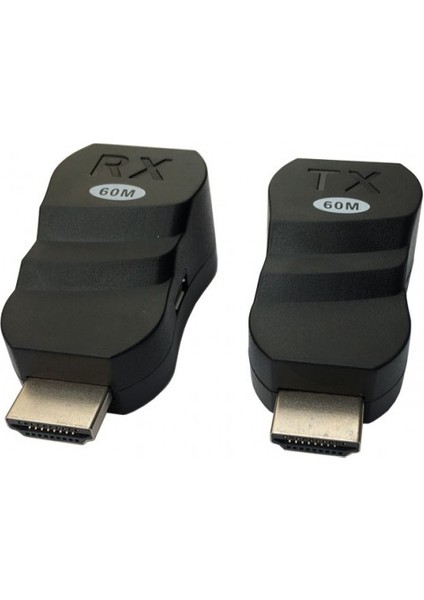 Hdmı Extender Rj45 To Hdmı Extender Cat5/Cat6 60m Extender Çevirici V1.4