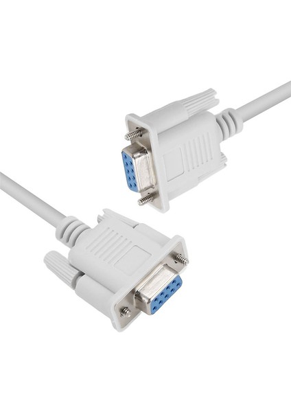 RS232 Dişi Dişi Com Kablo 9 Pin Db9 Dişi Dişi Seri Com Port Kablosu 2m fiyatları