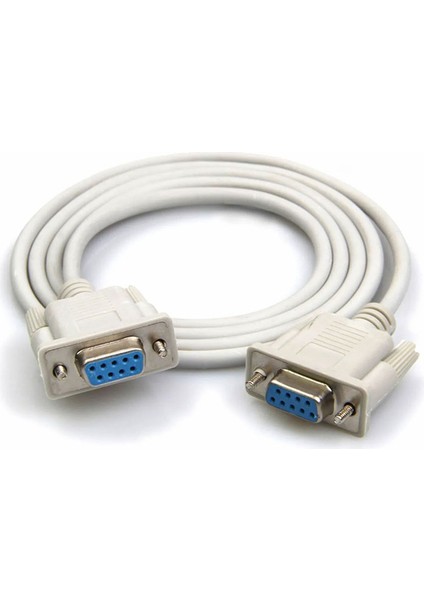 RS232 Dişi Dişi Com Kablo 9 Pin Db9 Dişi Dişi Seri Com Port Kablosu 2m fırsatları