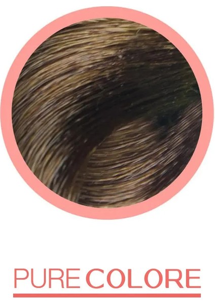7/3 Dore Kumral - Purecolore Yağ Bazlı Krem Saç Boyası 100ML - Düşük Amonyaklı, Kolajen & Keratin Içerikli
