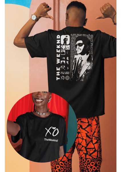 The Weeknd Xo Sırt Baskılı Erkek-Kadın T-Shirt