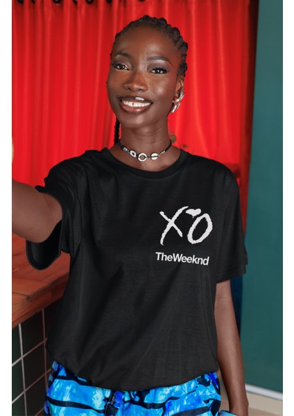 The Weeknd Xo Sırt Baskılı Erkek-Kadın T-Shirt fiyatları