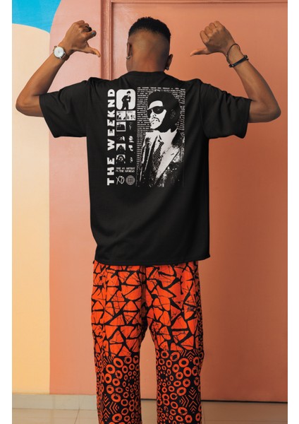 The Weeknd Xo Sırt Baskılı Erkek-Kadın T-Shirt modelleri