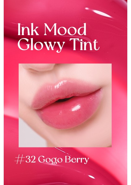 Kalıcı, Pigmentli, Parlak Bitişli Tint PERIPERA Ink Mood Glowy Tint (32 Gogo Berry)(Soft Berry) fiyatları