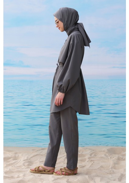 Rüzgarlıklı Yüzme Takımı Gri fiyatları