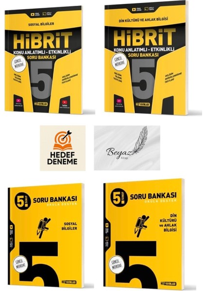 Hız 5.sınıf Hibrit Sosyal Din Kültürü Konu Anlatımlı Soru Sosyal Din Kültürü Soru Bankası Hedef Deneme