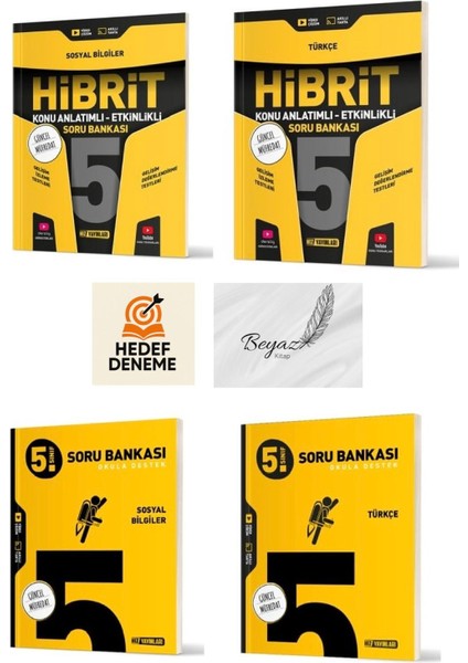 Hız 5.sınıf Hibrit Sosyal Türkçe Konu Anlatımlı Soru Sosyal Türkçe Soru Bankası Hedef Deneme