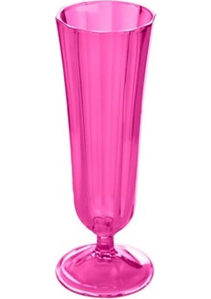 Pembe Flüt Şampanya Bardağı 130 Cc