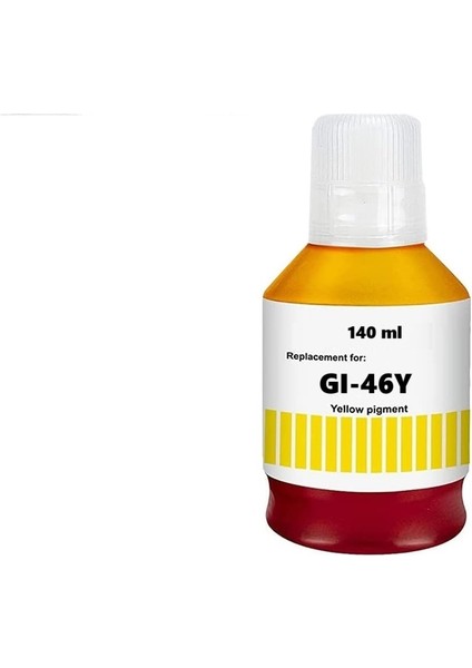 Gı-46 Canon Maxify GX7040 Yazıcı Uyumlu 175 ml Siyah 145 ml Renkliler 4 Renk Muadil Mürekkep Seti fırsatları