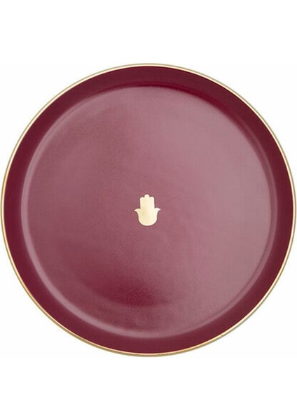 Glamorous Fuşya Düz Tabak 20 Cm