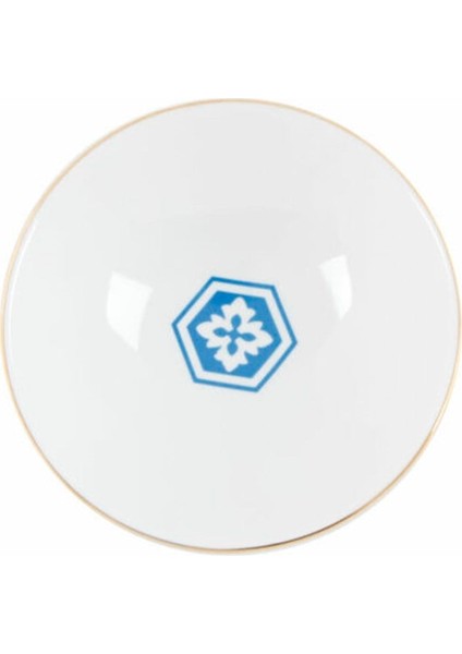 Morocco Desen2 Mavi Çukur Tabak 20cm