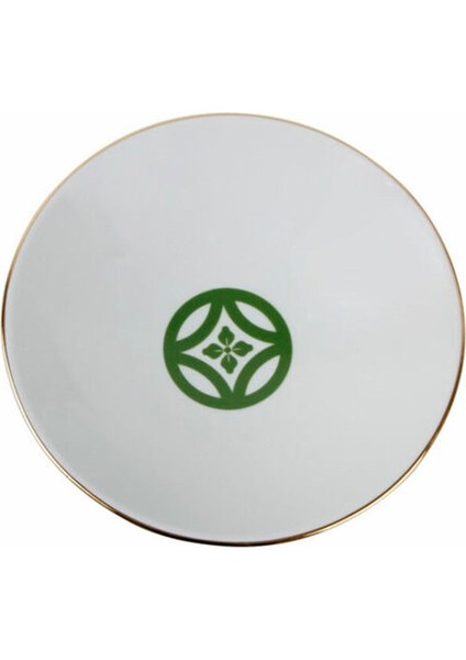 Morocco Desen1 Yeşil Çukur Tabak 20cm