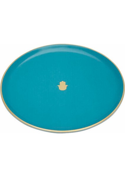 Glamorous Turkuaz Düz Tabak 20 Cm fiyatları