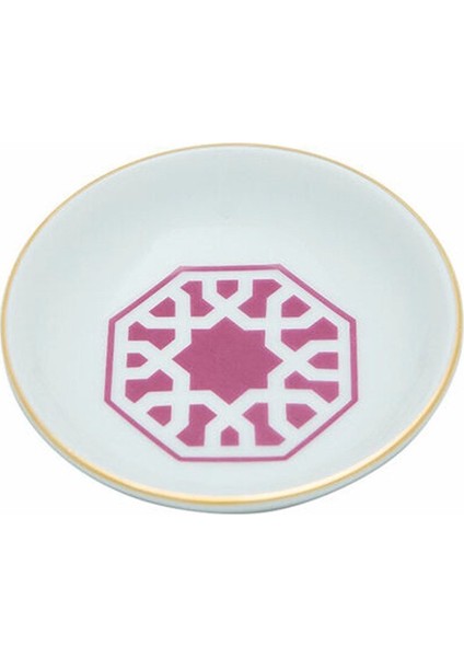 Morocco Desen5 Fuşya Mini Kase 10Cm