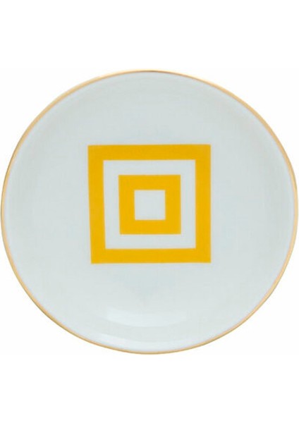 Morocco Desen4 Sarı Mini Kase 10Cm