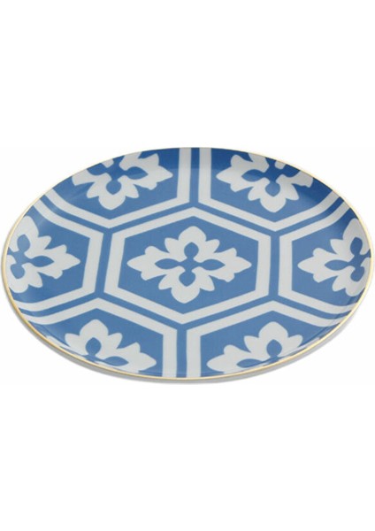 Morocco Ds2 Mavi Düz Tabak 17 Cm fiyatları