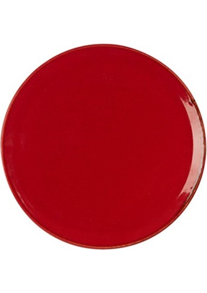 Seasons Kırmızı Düz Tabak 20 Cm