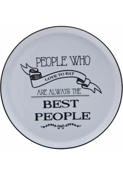 Be Happy Düz Tabak 28 Cm