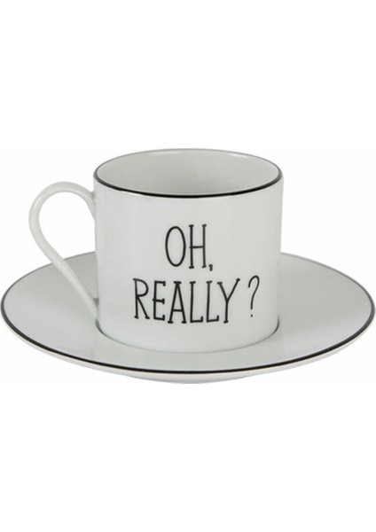 Be Happy Tabaklı Çay Fincanı 180cc