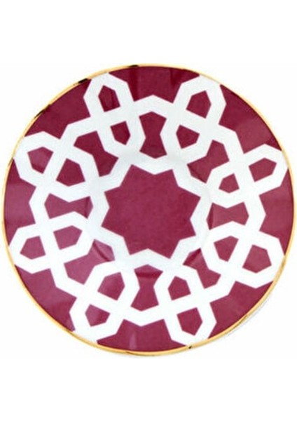 Morocco Ergonomik Çay Tabak Ds5 Fuşya 12 Cm