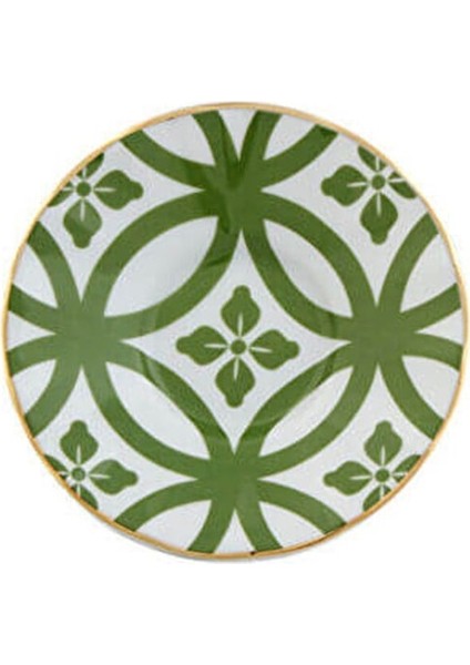 Morocco Ergonomik Çay Tabak Ds1 Yeşil 12 Cm