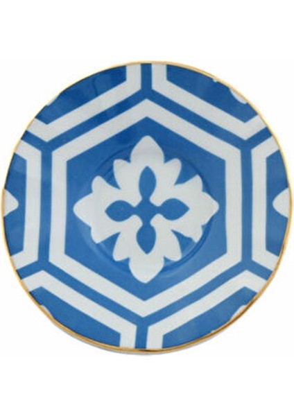 Morocco Ergonomik Çay Tabak Ds2 Mavi 12 Cm