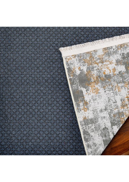 Modern Gri Pamuk Kare Modern Desenli Pamuk Makinada Yıkanabilir Hav Toz Vermez Leke Tutmayan Kaymaz Taban Dijital Makine Baskı Salon Yolluk Mutfak Halı modelleri