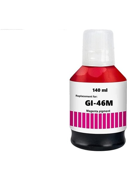 Gı-46 Canon Maxify GX7050 Yazıcı Uyumlu 175 ml Siyah 145 ml Renkliler 4 Renk Muadil Mürekkep Seti modelleri