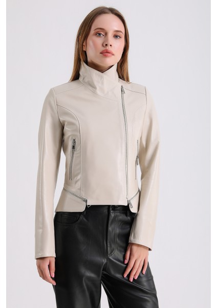 Adele Kadın Deri Ceket