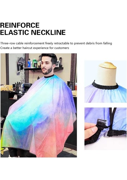 Yeni Stil Saç Kesme Bezi Su Geçirmez Perma Anti-Statik Berber Yetişkin Ev Kuaför 2023 (Yurt Dışından) indirimleri