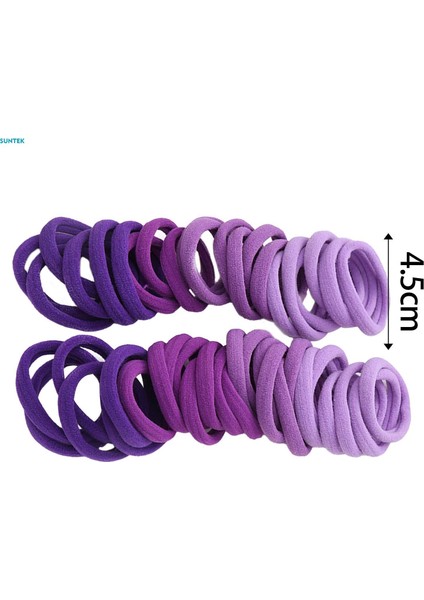 Gençler Için 50X Saç Bağları Sorunsuz Yumuşak Saç Scrunchies Çocuk Saç Aksesuarları Stil H (Yurt Dışından) fırsatları