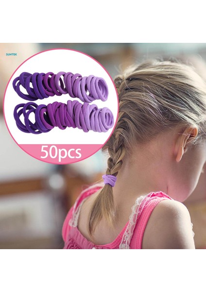 Gençler Için 50X Saç Bağları Sorunsuz Yumuşak Saç Scrunchies Çocuk Saç Aksesuarları Stil H (Yurt Dışından) indirimleri