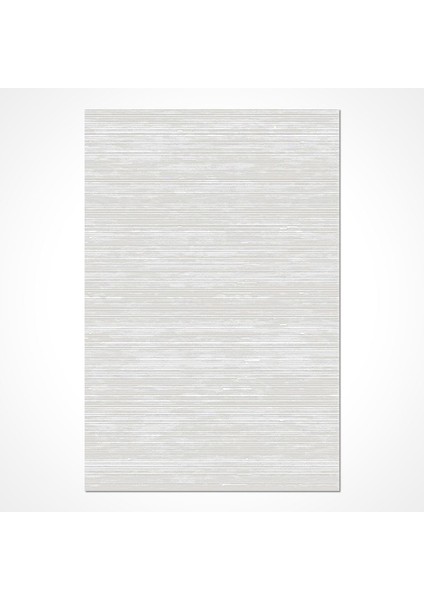 Serene Krem Çizgili Etnik Modern Desenli Poliproplen Hav Vermeyen Leke Tutmayan Kolay Temizlenen Yumuşak Makine Salon Yolluk Mutfak Halı