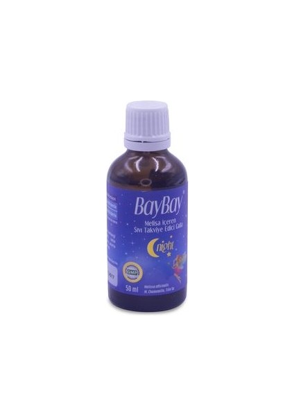 Night Damla Sıvı Takviye Edici Gıda - 50 ml x 2, Melisa, Ihlamur ve Papatya Ekstraktı İçeren, Türkiye Menşeli indirimleri