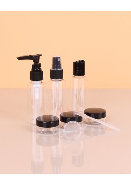 Parfüm Şişesi - Kozmetik Şişesi - 8 Li Seyahat Doldurulabilir Kozmetik Seti indirimleri