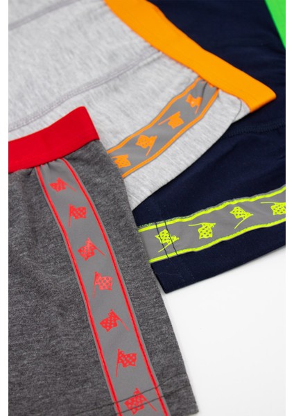 Erkek Çocuk Boxer 3'lü (%96 Pamuk - %4 Elastan)