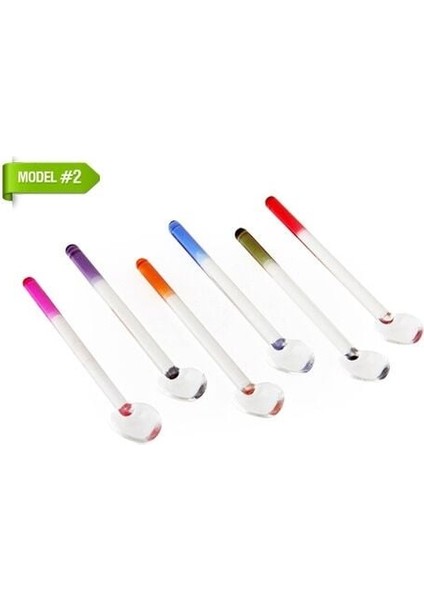 Cam Çay Kaşığı 6 Adet modelleri