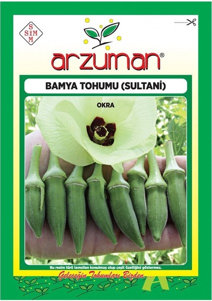 Meşhur Sultani Bamya Tohumu-25 Gram
