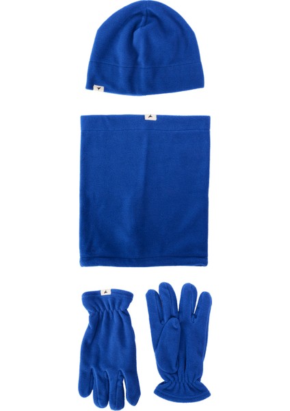 Erkek Saks Anti-pilling Sıcak Tutan Su Itici Polar Bere Boyunluk Eldiven Set