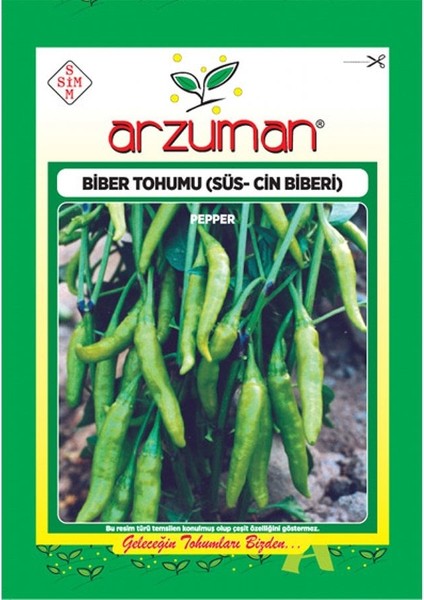 Yediveren Süs Cin Biber Tohumu-5 Gram