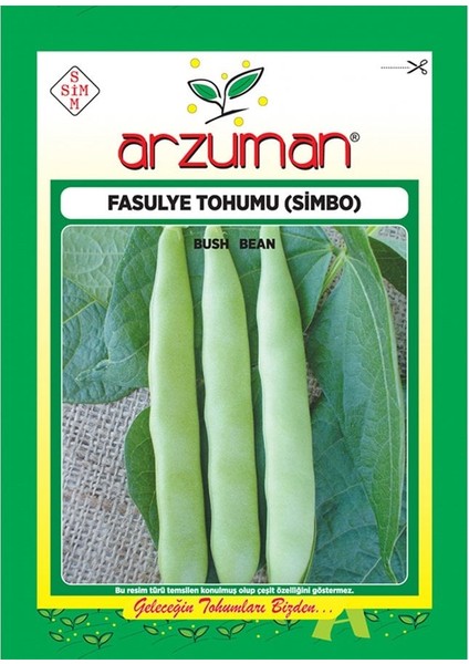 Kılçıksız Simbo Fasulye Tohumu-50 Gram