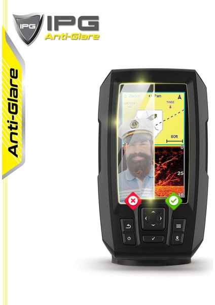 Garmin Striker 4 Plus Sonar Fishfinder Için Anti-Glare Parlama Önleyici Mat Ekran Koruyucu fiyatları