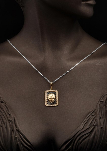 Madalyon Aslanlı 14 Ayar Altın Kolye Ucu fiyatları